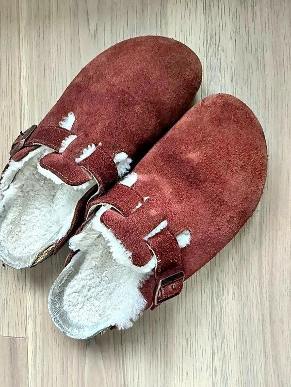 Birkenstock Boston Shearling Clogs Brown EU 38